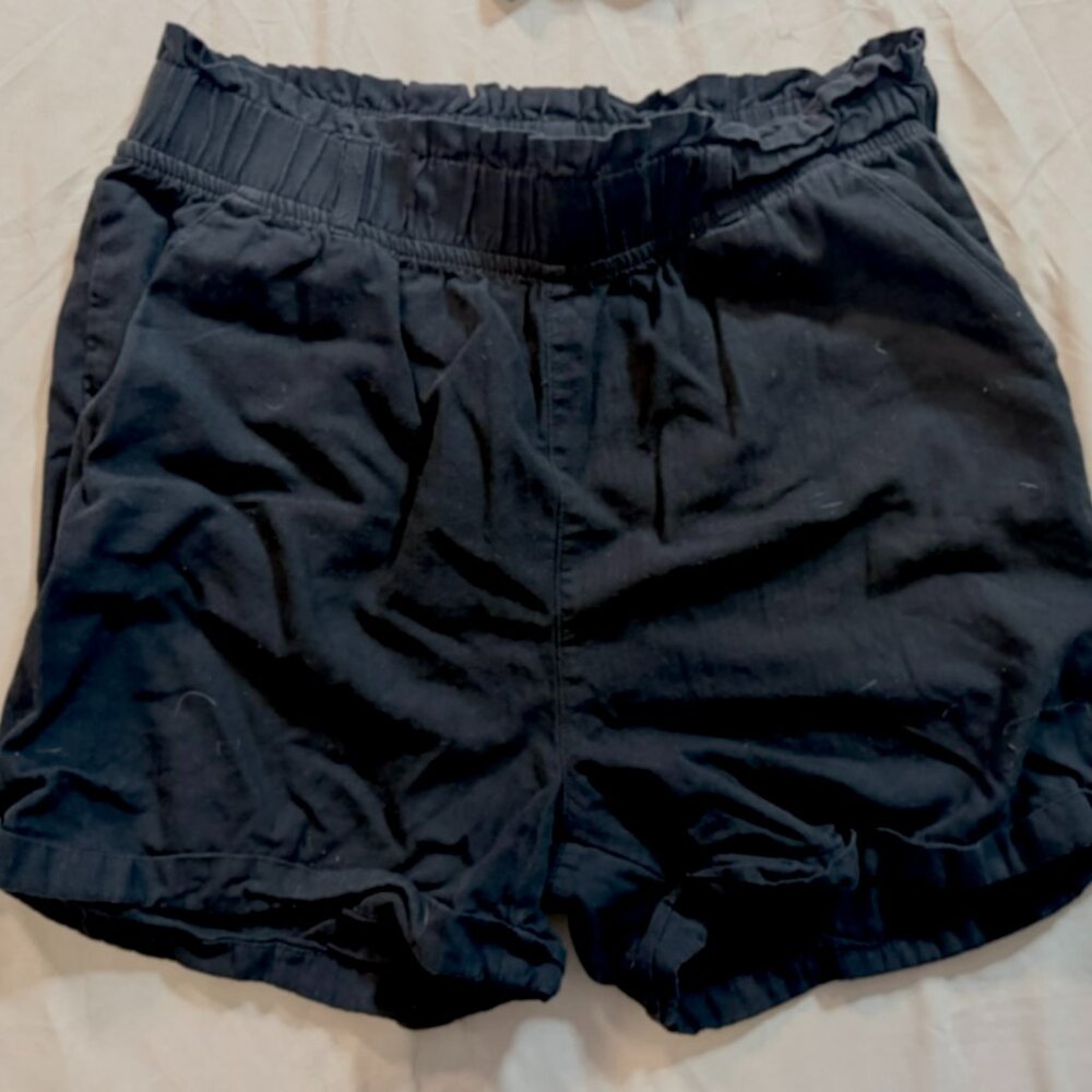 Falls Creek brands black khaki Cargo-Style Shorts MEDIUM